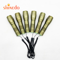 Army Green Olive Torch Light, Outdoor 1000 Lumen XML T6 Waterproof LED Zoomable Military Tactical Self Defensive Flashlight